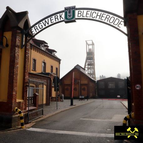 Kaliwerk Bleicherode mit Schacht Velsen I und II, Thueringen - 27. Oktober 2022 (11).JPG